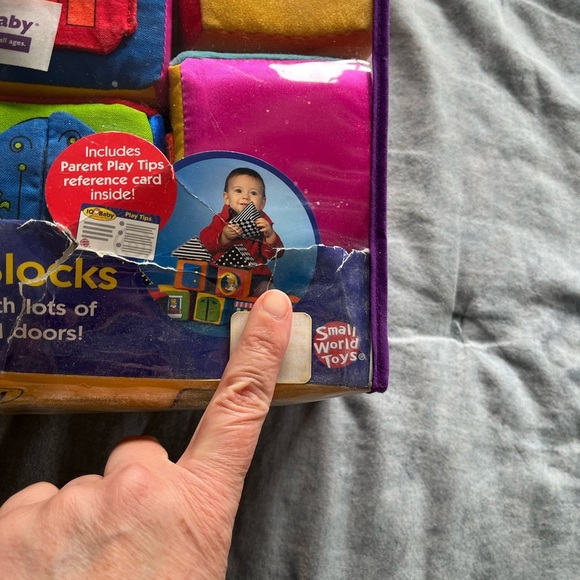 IQ Baby Knock Knock Blocks Toy Building Soft - Picture 5 of 5